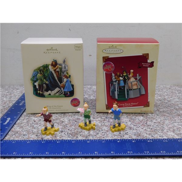 Holiday Christmas Ornaments Lot of 5 Hallmark Wizard of Oz