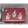 Image 4 : Holiday Christmas Ornaments Lot of 6 Misc Tins Packs Snowman