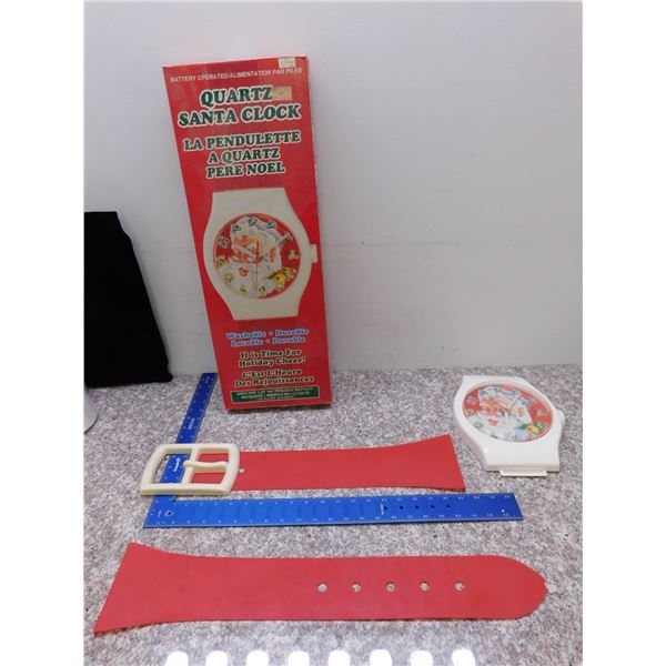 Santa Claus Quarts Watch Clock Wall Decor