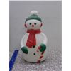 Image 1 : Holiday Christmas Blow Mold Snowman