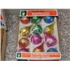 Image 3 : Lot of Two Boxes 24 Total Christmas Tree Ornaments Blown Glass and Plastic Vintage