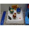 Image 2 : Lot of 2 Alvin & The Chipmunks and M& M Christmas Holiday Decorations