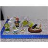 Image 1 : Lot of 7 Dog Frog Snowman Misc Figurines Giftware Ornaments Etc