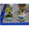 Image 2 : Lot of 7 Dog Frog Snowman Misc Figurines Giftware Ornaments Etc