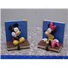 Image 1 : Pair Disney Mickey & Minnie Bookends
