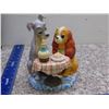 Image 1 : Lady & The Tramp Disney Figurine Giftware Porcelain Bisque