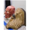 Image 4 : Pair of Halloween Figural Masks Chewbacca and Freddy Krueger