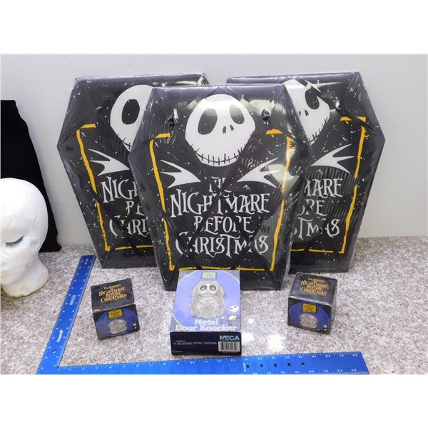The Nightmare Before Christmas Halloween Decorations Wall Hanging Paperweights Door Knocker NECA