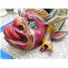 Image 6 : Carved Wood Mask Devil Goblin Eagle and Snake Tribal Character