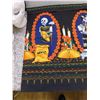 Image 2 : Day of the Dead Cloth Curtain Panel approx 28" x 36"