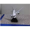 Image 2 : Boeing 737-800 Westjet Wooden Model Airplane With Stand Travel Agency approx 18" x 15"