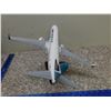 Image 4 : Boeing 737-800 Westjet Wooden Model Airplane With Stand Travel Agency approx 18" x 15"