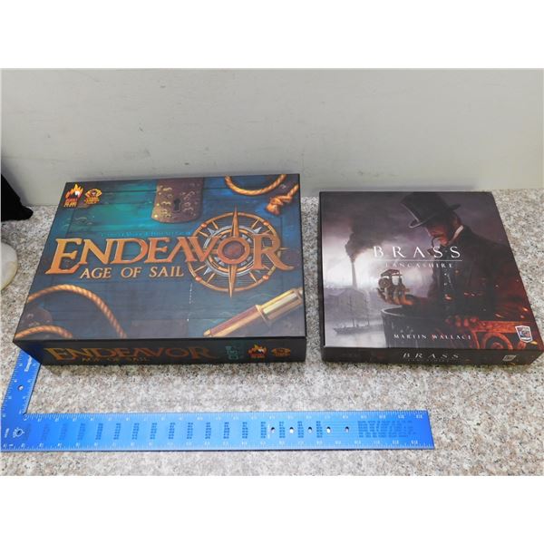 Pair Endeavour Age Of Sail Brass Lancashire Board Games Tabletop RPG Gaming Martin Wallace