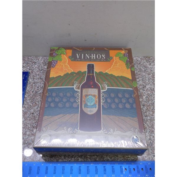 Vinhos Deluxe Addition The Strategic Craft Of Fine Wine Making SEALED Tabletop Board Game