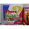 Image 6 : Lot of 5 Card Games Tabletop World Wise African Asian European Codenames Where in the World