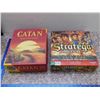 Image 1 : Lot of 2 Settlers of Catan and Stratego