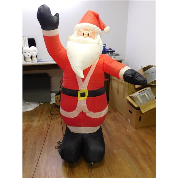Large Inflatable Lawn Ornament Christmas Holiday Santa Claus 5ft
