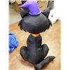Image 2 : Large Inflatable Lawn Ornament Halloween Black Cat approx 4ft