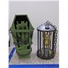 Image 1 : Lights Sound Motion Halloween Decorations Skeleton in Cage and Coffin Monster