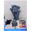 Image 1 : Battery Operated Halloween Decorations Mask Tombstone Voice Changer Etc