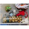 Image 1 : Full bin of Christmas Tree Ornaments Balls and Figures Decor Garland