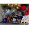 Image 2 : Full bin of Christmas Tree Ornaments Balls and Figures Decor Garland