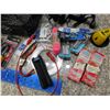 Image 2 : Lot of Flashlights, Fishing Line, Sports Laces, Pan, Screws, Padlock, Headlamps, Level,  Misc