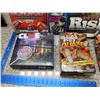 Image 2 : Lot of 5 Classic Board Games Jenga Monopoly Risk Clue
