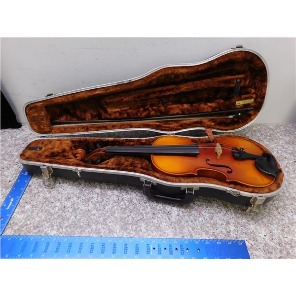 Karl Hofner 1984 Made in Germany Violin String Instrument With Aubert Carrying Case
