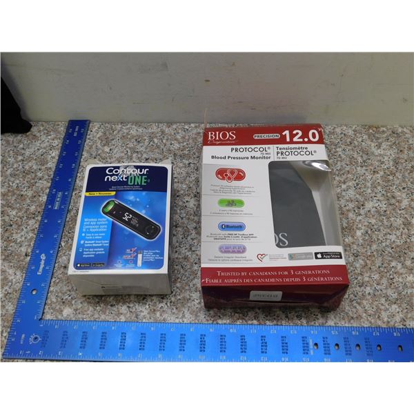 Blood Pressure Monitor and Blood Glucose Reader