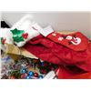 Image 2 : Lot of Christmas Holiday Decor Bows Tree Ornaments Garland Pinecones Stocking Etc
