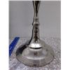 Image 3 : 2 Large (41" high) Silvertone Candelabras