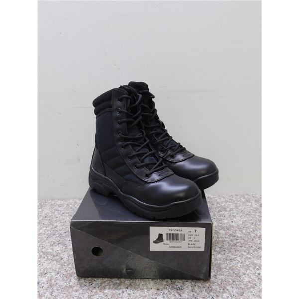 Nortiv8 Trooper Boots Black Color Size 7 Mens New