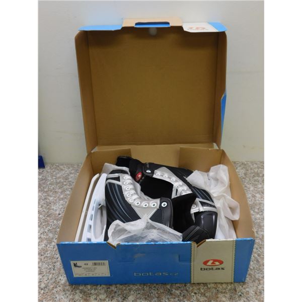 Botas Scores Attack 181 Silver / Black Side 9 Mens Hockey Skates New