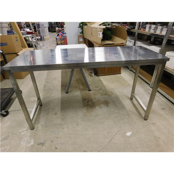 Stainless Steel New Age Kitchen Prep Table Chef's Industrial Table 64" x 2ft x 3ft"