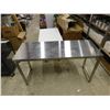Image 2 : Stainless Steel New Age Kitchen Prep Table Chef's Industrial Table 64" x 2ft x 3ft"