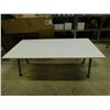 Image 1 : White Drafting Table Desk Low Height 63"W x 31"L x 24"H