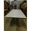 Image 3 : White Drafting Table Desk Low Height 63"W x 31"L x 24"H