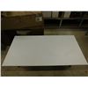 Image 4 : White Drafting Table Desk Low Height 63"W x 31"L x 24"H