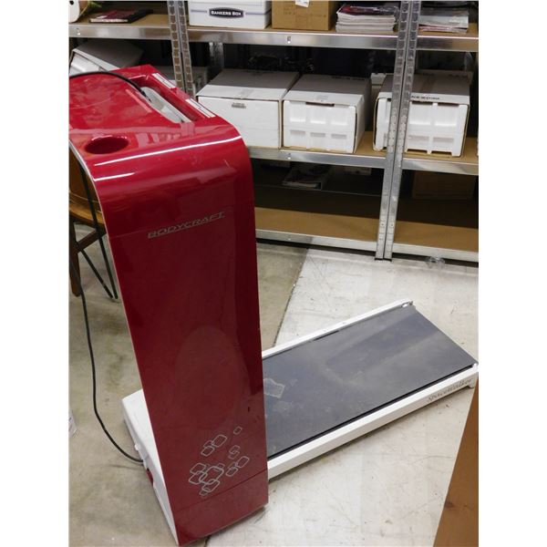 BodyCraft LT100 Red Treadmill Portable Foldable Electric Space Walker