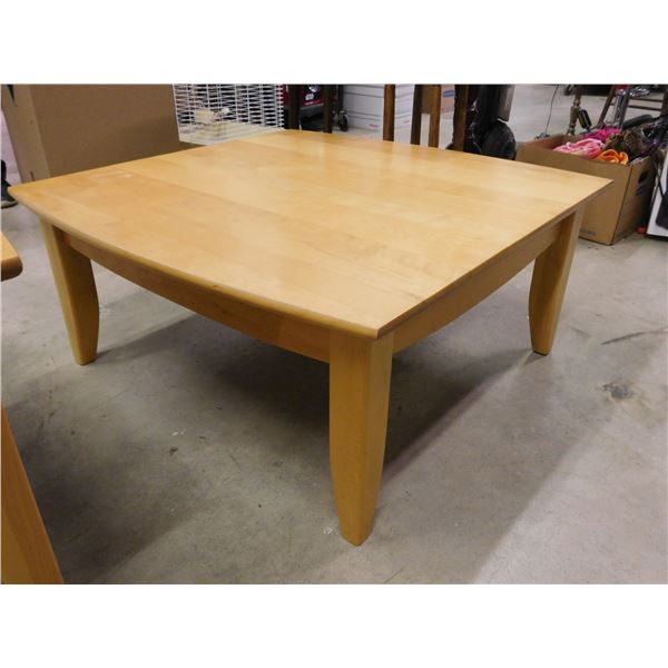 Maple Living Room Coffee Table 34" x 34" x 15"