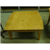 Image 2 : Maple Living Room Coffee Table 34" x 34" x 15"