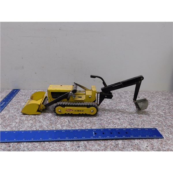 Vintage Tonka Trencher Metal Pressed Steel Toy Sandbox Yellow