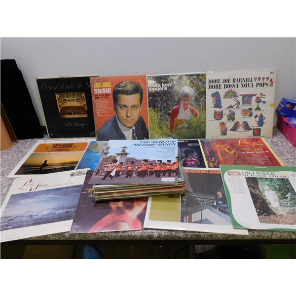 Lot of 27 Records LPs Romantic Classical Easy Listening