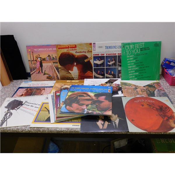 Lot of 21 Records LPs Romantic Classical Dinner Easy Listening
