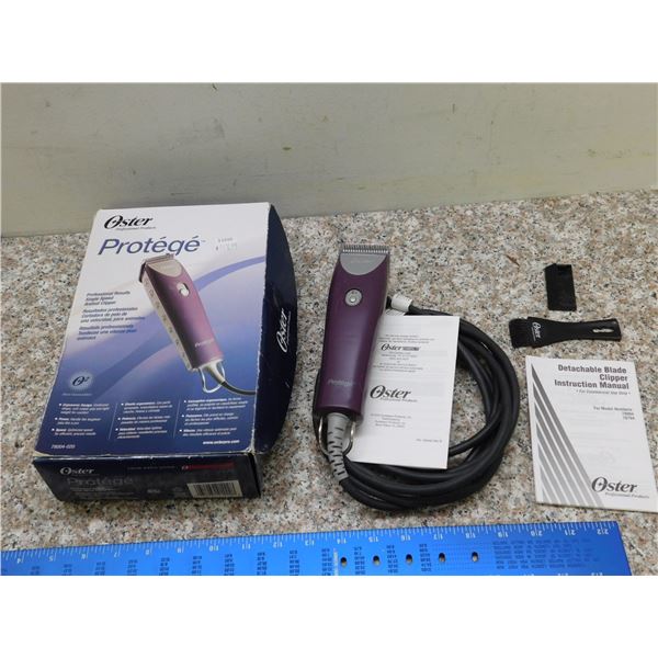 Oster Protege 02 pet clippers with number 15 blade