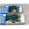 Image 4 : Lot of 4 Outdoor Midget Lights Yellow Blue Green Red Lots of 25