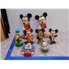 Image 1 : Lot of 8 Piggy Banks Mickey Mouse Vintage