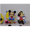Image 4 : Lot of 10 Vintage Disney Mickey Mouse Wall Signs Plastic Decor