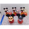 Image 1 : Lot of 5 Mickey Mouse Vintage Gumball Machine Banks